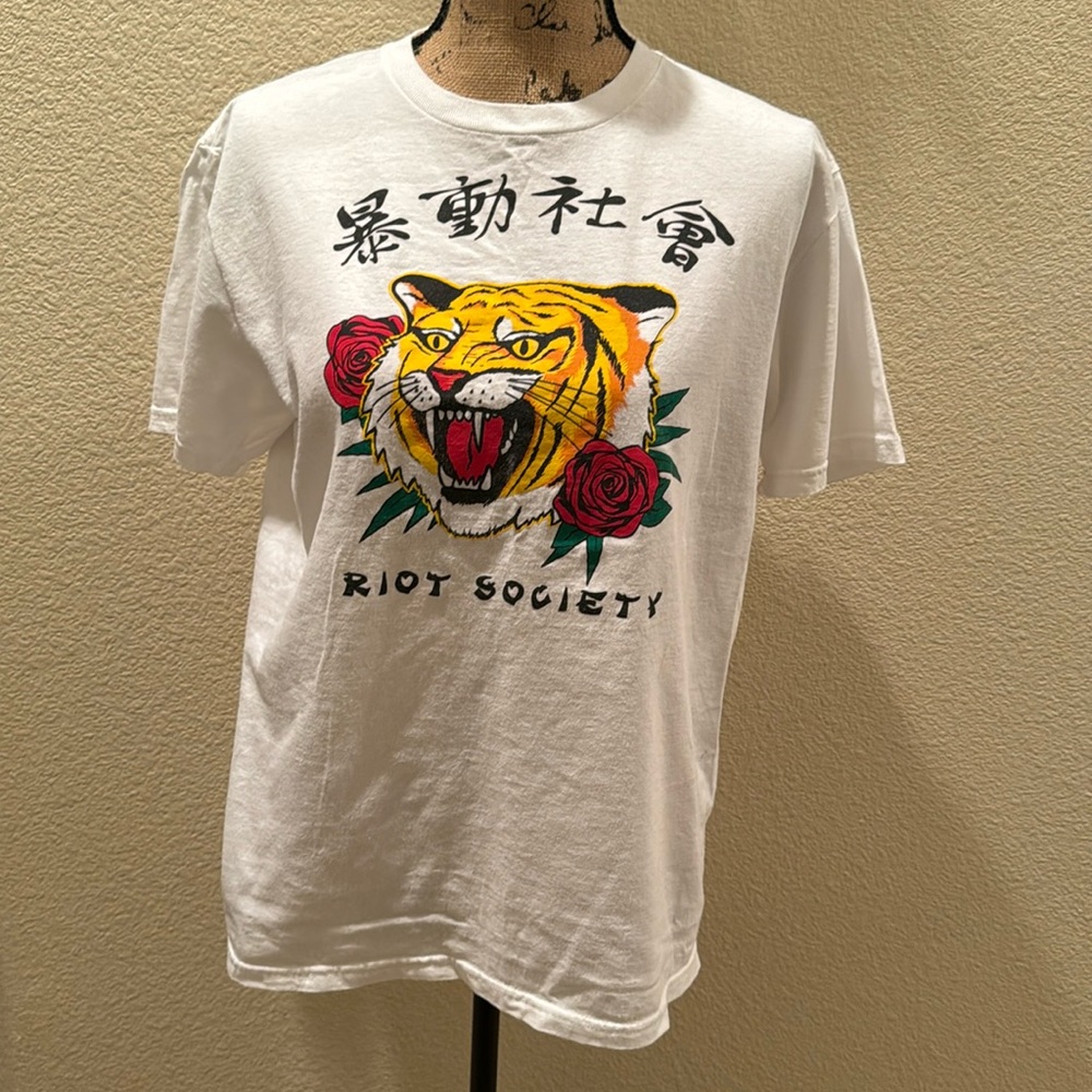 RIOT SOCIETY Tiger Rose Tee